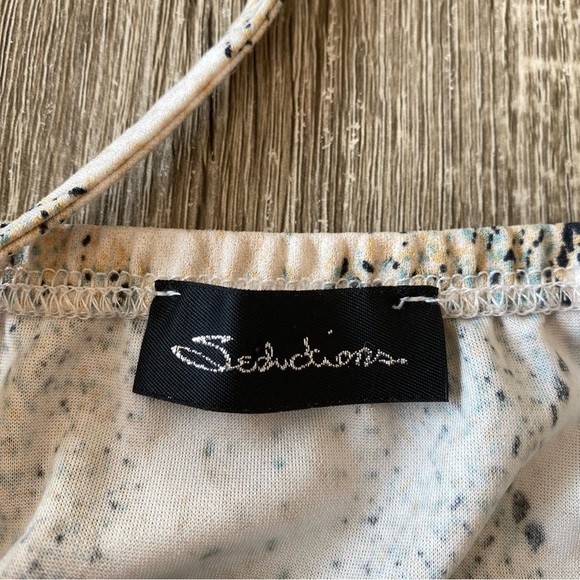 3/15$ β¨ Seductions Mini Bodycon Snake Print Dress - Picture 3 of 5